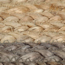 tsilova Tsilova Deutschland Teppiche Teppich Handgefertigt Jute mit Grauem Rand 120 cm