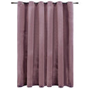 tsilova Tsilova Deutschland Vorhänge & Gardinen Verdunkelungsvorhang mit Metallösen Samt Antik-Rosa 290x245 cm