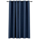 tsilova Tsilova Deutschland Vorhänge & Gardinen Verdunkelungsvorhang mit Ösen Leinenoptik Blau 290x245 cm