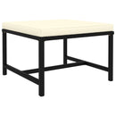 tsilova Tsilova Gartenmöbel-Sets 11-tlg. Garten-Lounge-Set mit Kissen Poly Rattan Schwarz
