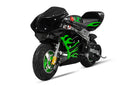 tsilova Tsilova Großhandel & Einzelhandel Offroad Geländewagen Grün PS77 Pocketbike 49cc | Easy Start | 6.5 Zoll