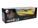tsilova Tsilova Powerboat R/C RC 27Mh Schnellboot-Pilot-Ruder Fernsteuerung Reichweite 40 m Gelb