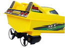 tsilova Tsilova Powerboat R/C RC 27Mh Schnellboot-Pilot-Ruder Fernsteuerung Reichweite 40 m Gelb