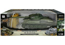 tsilova Tsilova RC Panzer RC Panzer T-34 1:28 Olivgrün 27 MHz Fernbedienung Ladegerät Akku