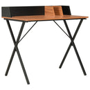 tsilova Tsilova Schreibtische Schreibtisch Schwarz und Braun 80x50x84 cm