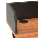 tsilova Tsilova Schreibtische Schreibtisch Schwarz und Braun 80x50x84 cm