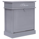 tsilova Tsilova Schuhregale & -schränke Schuhschrank Grau 50 x 28 x 58 cm Paulownia Holz