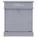 tsilova Tsilova Schuhregale & -schränke Schuhschrank Grau 50 x 28 x 58 cm Paulownia Holz