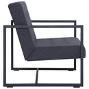 tsilova Tsilova Sofas 2-Sitzer-Sofa mit Armlehnen Dunkelgrau Stahl und Stoff