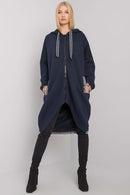 tsilova Tsilova Sweatshirt Kapuze und Eingrifftaschen Reißverschluss
