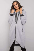 tsilova Tsilova Sweatshirt Kapuze und Eingrifftaschen Reißverschluss