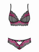 tsilova Tsilova Tulia 2-teiliges BH-Set - Schwarz/Rosa