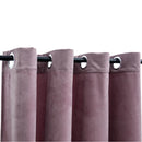 tsilova Tsilova Vorhänge & Gardinen Verdunkelungsvorhänge mit Ösen 2 Stk. Samt Antik-Rosa 140x245cm
