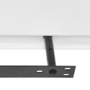 tsilova Tsilova Wandregale 2er Set MDF Wandboard Hängeregal Wandregal Bücher/DVD Regal, weiß