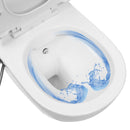 tsilova vidaXL Toiletten Wand-WC ohne Spülrand mit Bidet-Funktion Keramik Weiß