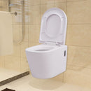 tsilova vidaXL Toiletten Wandmontierte Toilette Keramik Weiß