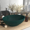 tsilova Tsilova Deutschland Badezimmer-Waschbecken Luxuriöses Ovales Waschbecken Matt Dunkelgrün 40x33 cm Keramik