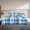 tsilova Tsilova Deutschland Bettbezüge Bettwäsche-Set Blau und Grau 135x200 cm Baumwolle
