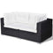 tsilova Tsilova Deutschland Gartenmöbel-Sets 10-tlg. Garten-Lounge-Set mit Auflagen Poly Rattan Schwarz