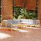 tsilova Tsilova Deutschland Gartenmöbel-Sets 10-tlg. Garten-Lounge-Set mit Grauen Kissen Massivholz Kiefer
