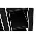 tsilova Tsilova Deutschland Kleiderschränke Faltbarer Stoffschrank Schwarz 110 x 45 x 175 cm