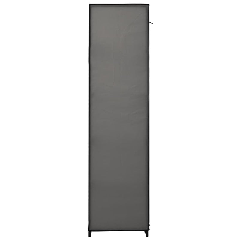 tsilova Tsilova Deutschland Kleiderschränke Faltschränke 2 Stk. Grau 110x45x175 cm Stoff