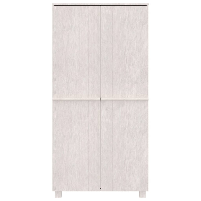 tsilova Tsilova Deutschland Kleiderschränke Kleiderschrank Weiß 89x50x180 cm Massivholz Kiefer