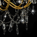 tsilova Tsilova Deutschland Kronleuchter Kronleuchter mit Perlen Golden 12 x E14-Fassungen