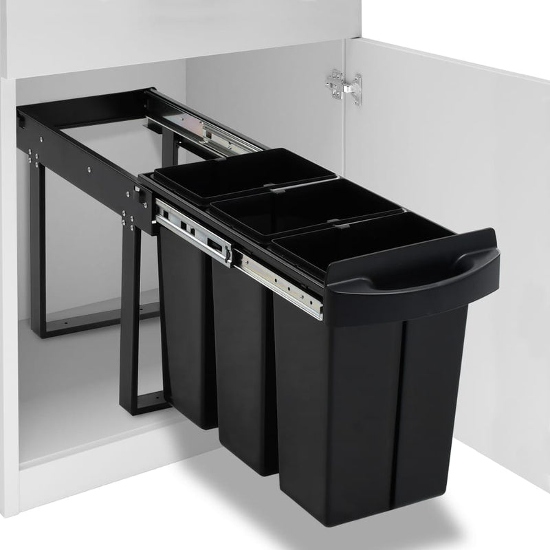 tsilova Tsilova Deutschland Mülltonnen & Abfalleimer Abfallbehälter für Küchenschrank Ausziehbar Soft-Close 36 L