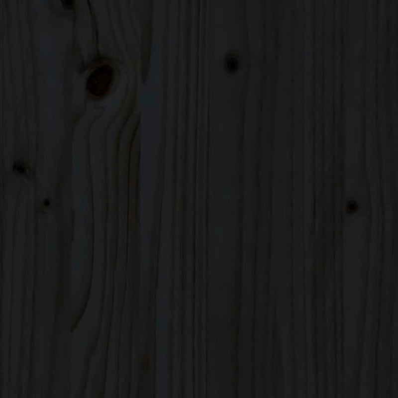 tsilova vidaXL Betten & Bettgestelle Ausziehbares Tagesbett Schwarz Massivholz Kiefer 2x(80x200) cm