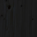 tsilova vidaXL Betten & Bettgestelle Ausziehbares Tagesbett Schwarz Massivholz Kiefer 2x(90x190) cm