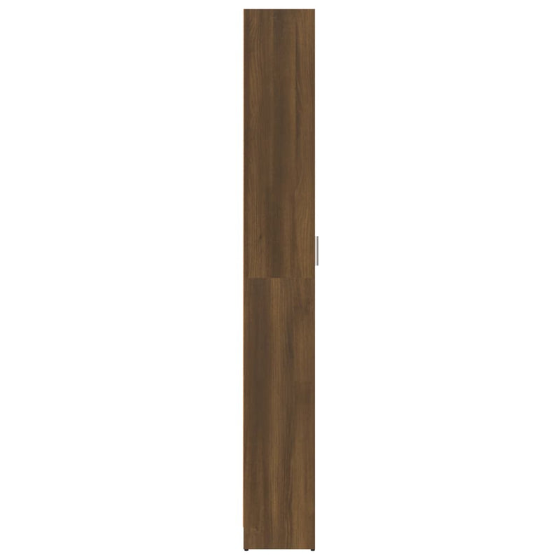 tsilova vidaXL Kleiderschränke Garderobenschrank Braun Eiche-Optik 55x25x189 cm Holzwerkstoff