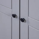 tsilova vidaXL Kleiderschränke Kleiderschrank 3-Türig Grau 118×50×171,5 cm Kiefer Panama Serie
