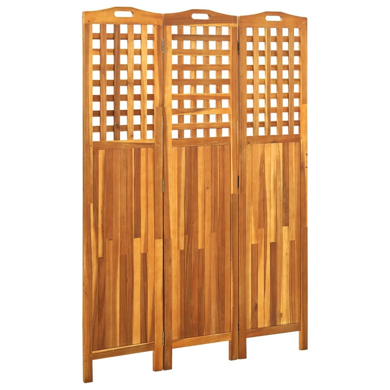 tsilova Tsilova Deutschland Raumteiler 3-teiliger Raumteiler 121x2x170 cm Akazie Massivholz