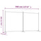 tsilova Tsilova Deutschland Raumteiler 2-tlg. Paravent Anthrazit 348x180 cm Stoff