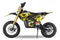 tsilova Menila Tiger Eco Dirtbike 1100W Gelb Tiger Eco Dirtbike 1100W 36V 12/10 Zoll Lithium Akku 10Ah Elektro Crossbike