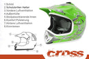 Kimo Xtreme Kinder Crosshelm Motocross Helm - Tsilova 