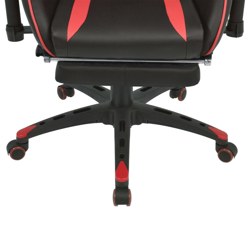 tsilova tsilova Bürostühle Neigbarer Racing-Bürostuhl mit Fußstütze Rot