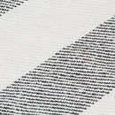 tsilova Tsilova Decken Überwurf Baumwolle Streifen 220x250 cm Anthrazit