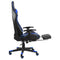 tsilova Tsilova Deutschland Gaming-Sessel Gaming-Stuhl mit Fußstütze Drehbar Blau PVC