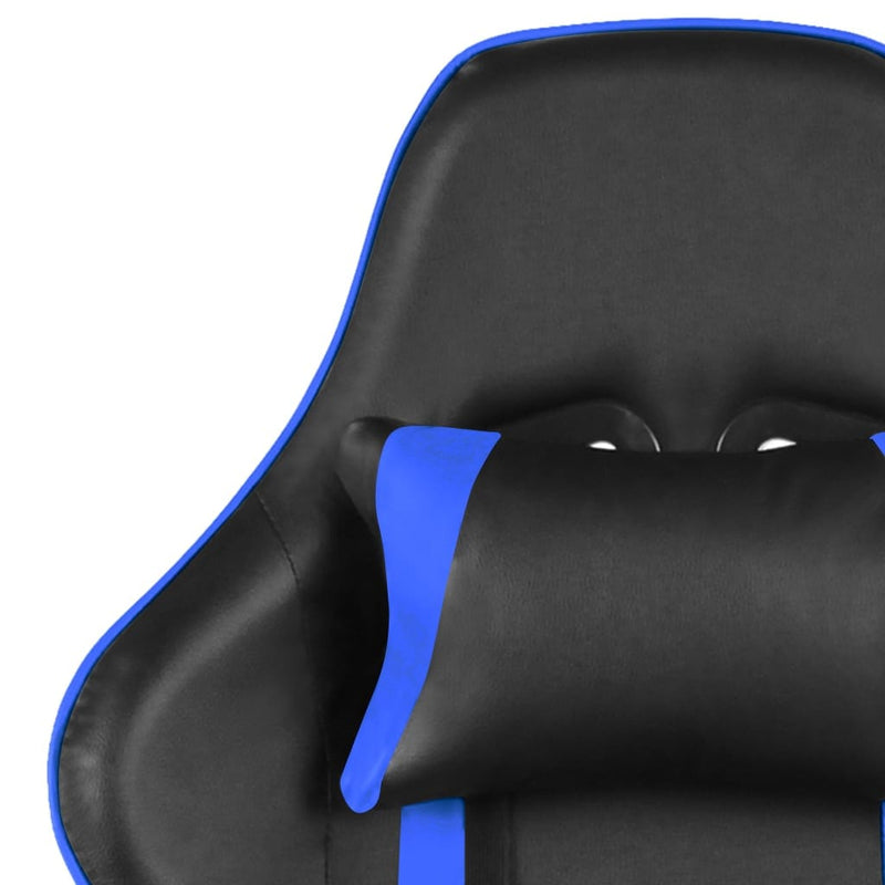 tsilova Tsilova Deutschland Gaming-Sessel Gaming-Stuhl mit Fußstütze Drehbar Blau PVC