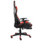 tsilova Tsilova Deutschland Gaming-Sessel Gaming-Stuhl mit Fußstütze Drehbar Rot PVC