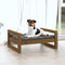 tsilova Tsilova Deutschland Hundebetten Hundebett Honigbraun 55,5x45,5x28 cm Massivholz Kiefer