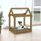 tsilova Tsilova Deutschland Hundebetten Hundebett Honigbraun 61x50x70 cm Massivholz Kiefer