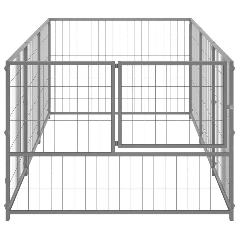 tsilova Tsilova Deutschland Hundezwinger & -ausläufe Hundezwinger Silbern 3 m² Stahl