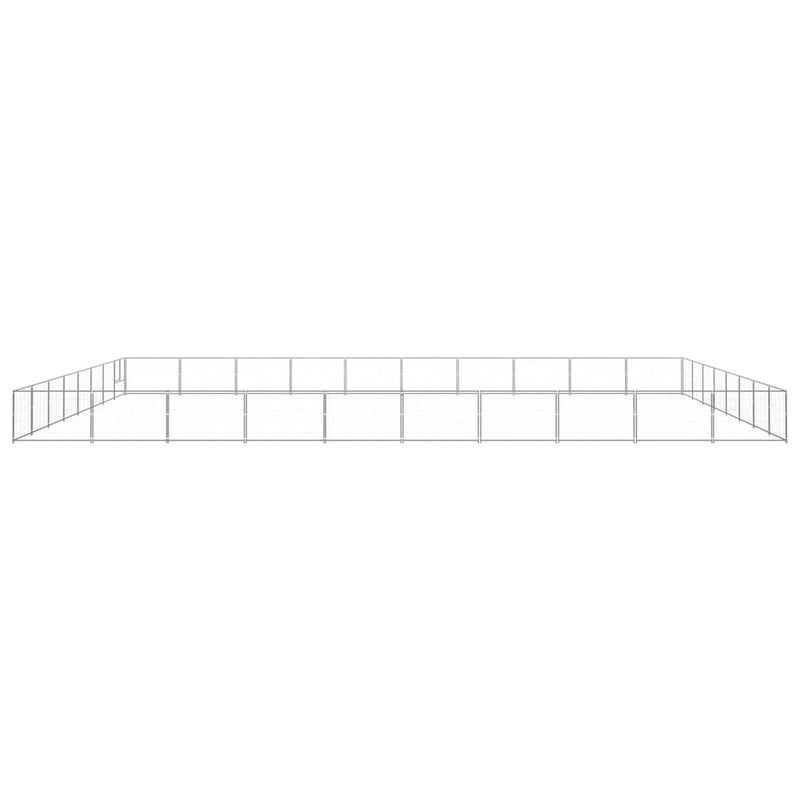 tsilova Tsilova Deutschland Hundezwinger & -ausläufe Hundezwinger Silbern 80 m² Stahl