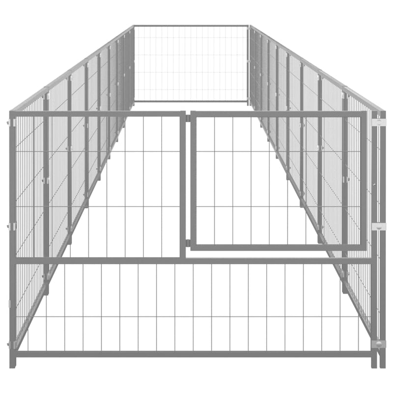 tsilova Tsilova Deutschland Hundezwinger & -ausläufe Hundezwinger Silbern 9 m² Stahl