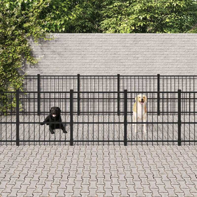 tsilova Tsilova Deutschland Hundezwinger & -ausläufe Outdoor-Hundezwinger Stahl 25,4 m²