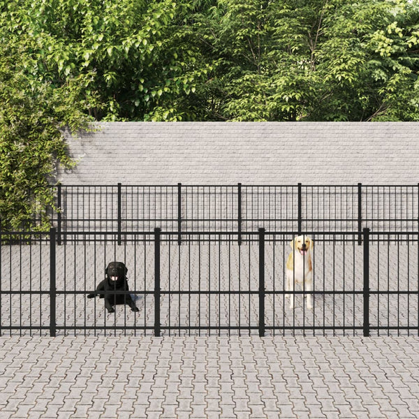 tsilova Tsilova Deutschland Hundezwinger & -ausläufe Outdoor-Hundezwinger Stahl 46,1 m²