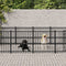 tsilova Tsilova Deutschland Hundezwinger & -ausläufe Outdoor-Hundezwinger Stahl 7,51 m²